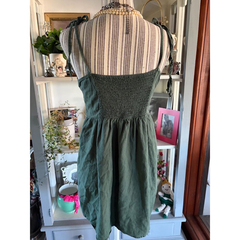 VNTG Aerie Cotton Summer Y2K Dress Fairy BOHO Retro 90's Beach Hot Girl - Picture 2 of 9